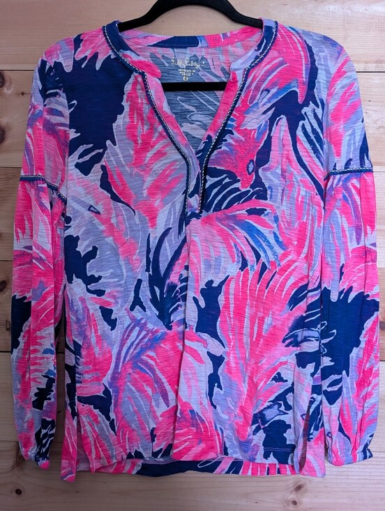 Lilly Pulitzer Tops - Lilly Pulitzer Gorgeous Tunic Top, XS, nwot, Runs Large
